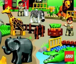 yapboz Hayvanat bahçesinden Lego